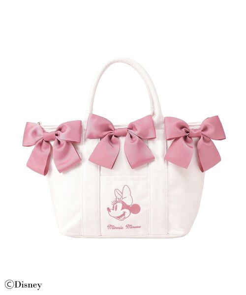 Disney（ディズニー） トートバッグ Minnie Mouse/ボリュームリボン