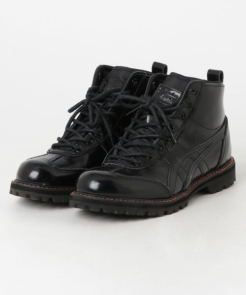 Onitsuka Tiger（オニツカタイガー） ショートブーツ 22.5 ブラック系