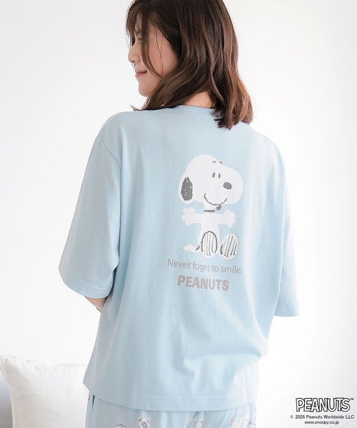 PEANUTS スヌーピー ルームウェアセット　Lサイズ新品　エメフィール aimerfeel（エメフィール） パジャマ ルームウェア PEANUTS スヌーピー