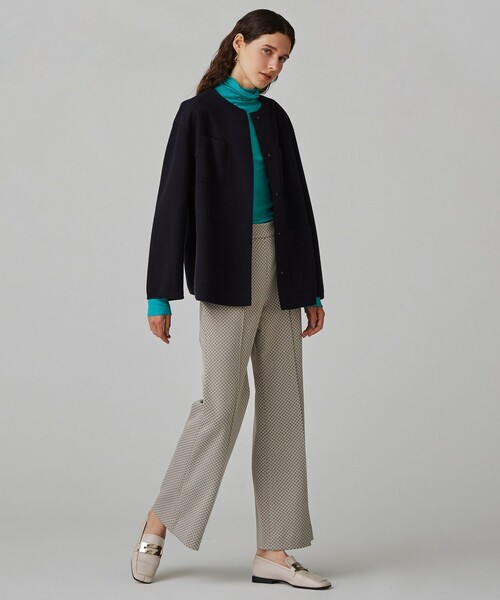 Ballsey（ボールジィ） ノーカラージャケット 36 ネイビー レディース