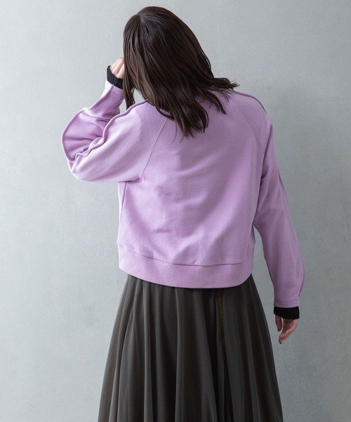 「MARECHAL TERRE」 スウェットカットソー MEDIUM ピンク レディース_画像3