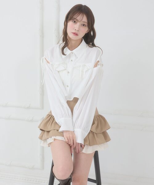 MAJESTIC LEGON（マジェスティックレゴン） ブラウス シャツ キラキラ