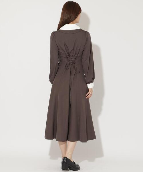 「AND COUTURE」 長袖衣装 FREE 薄墨色 レディース