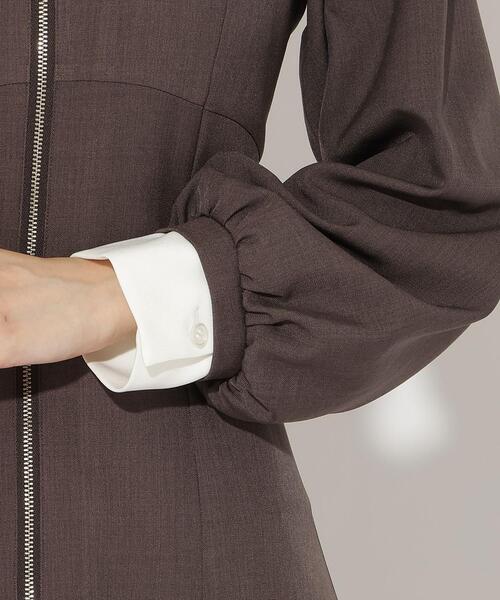 「AND COUTURE」 長袖衣装 FREE 薄墨色 レディース
