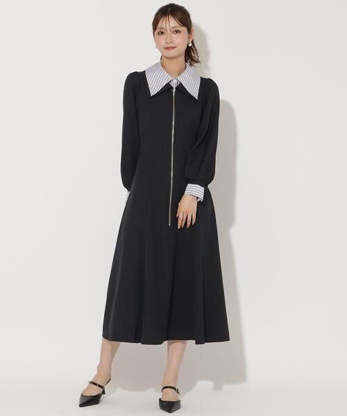 「AND COUTURE」 長袖衣装 FREE 薄墨色 レディース