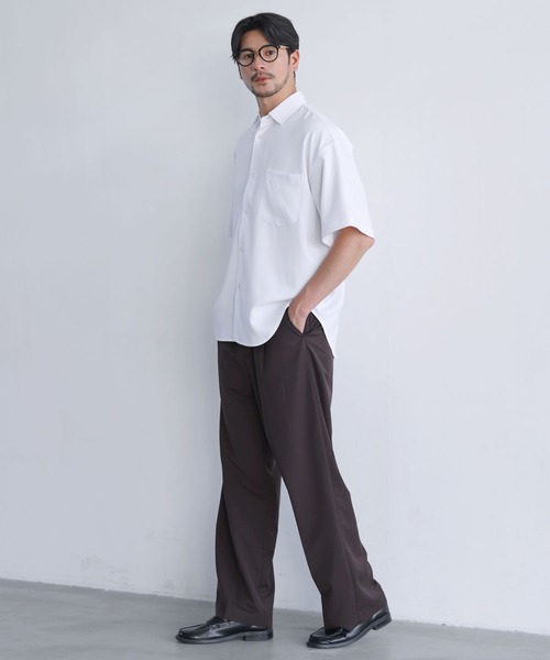 SPU（スプ） ワイドパンツ スラックス 「接触冷感」上質サマーTR