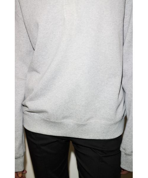 「THROW by SLY」 長袖ポロシャツ FREE 杢グレー レディース_画像2