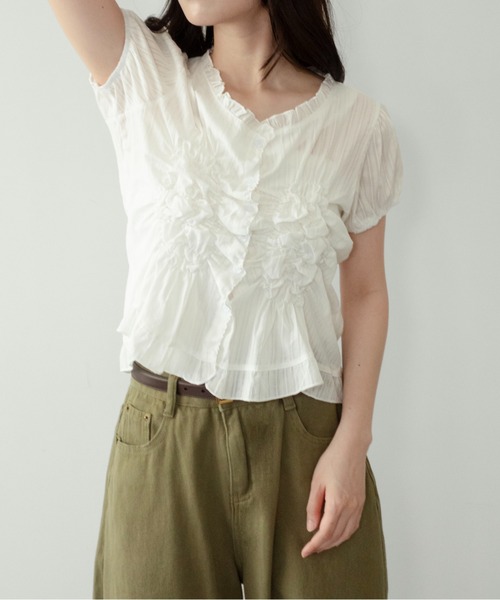 on：nue（オンニュ） ブラウス シャツ 半袖 「on:nue」「お気に入り