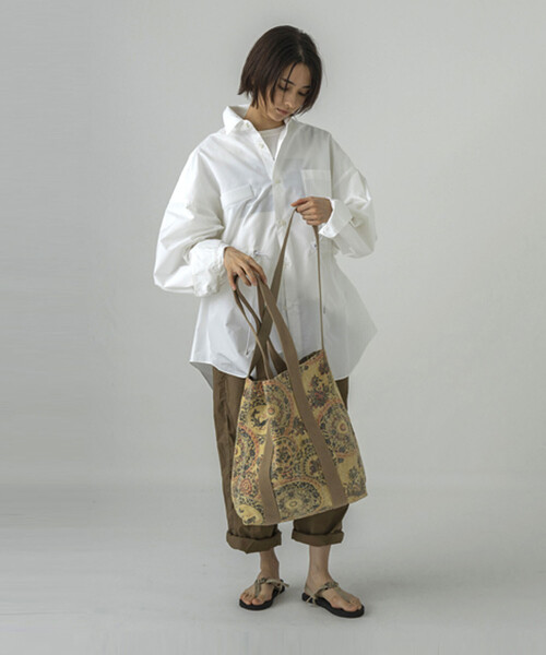 「SUBLIME」 トートバッグ ONE SIZE ベージュ メンズ_画像6
