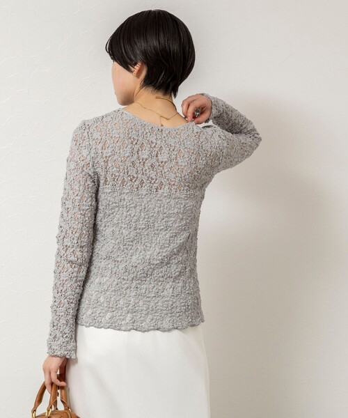 「NOLLEY'S Sophi」 カーディガン 38 ホワイト レディース_画像7