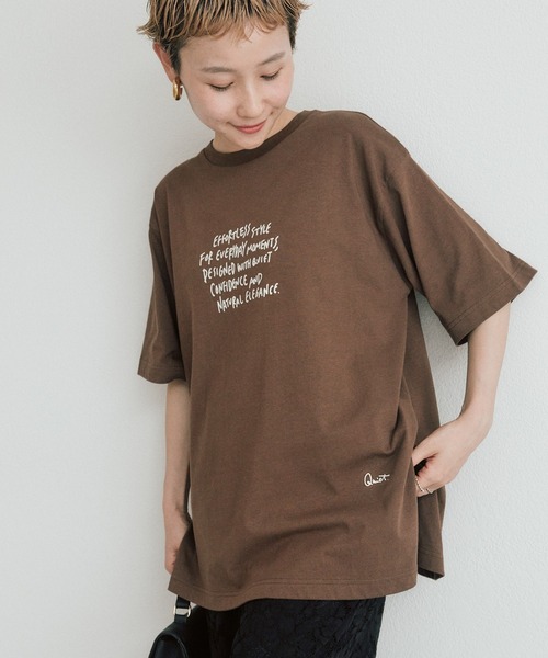 pual ce cin tシャツ 「＠kokiminitaコラボ／WEB限定」ロゴプリント