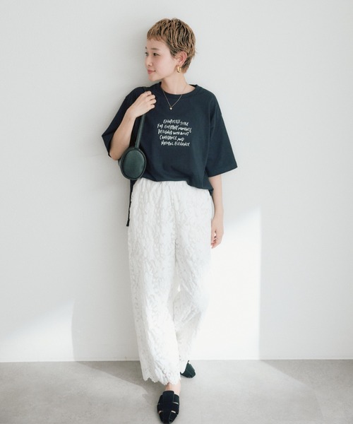 pual ce cin tシャツ 「＠kokiminitaコラボ／WEB限定」ロゴプリント