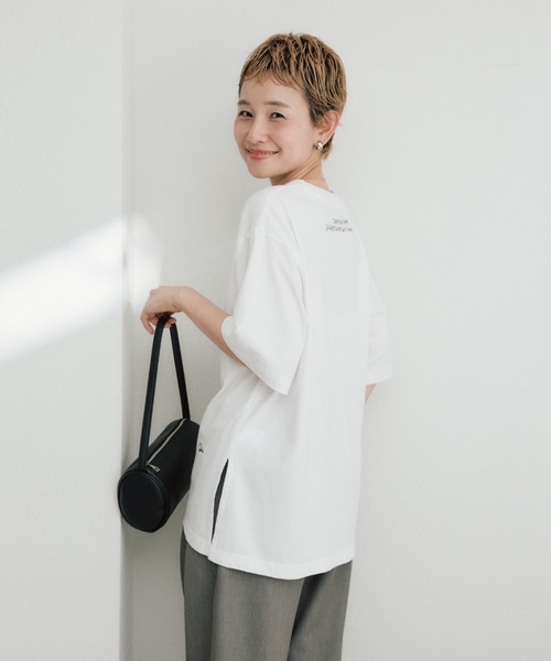 pual ce cin tシャツ 「＠kokiminitaコラボ／WEB限定」ロゴプリント