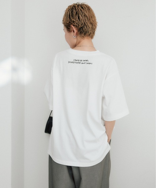 pual ce cin tシャツ 「＠kokiminitaコラボ／WEB限定」ロゴプリント
