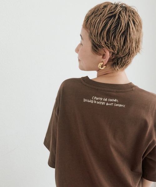 pual ce cin tシャツ 「＠kokiminitaコラボ／WEB限定」ロゴプリント