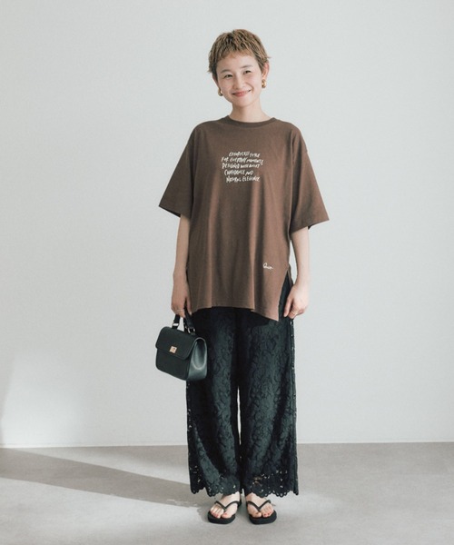 pual ce cin tシャツ 「＠kokiminitaコラボ／WEB限定」ロゴプリント