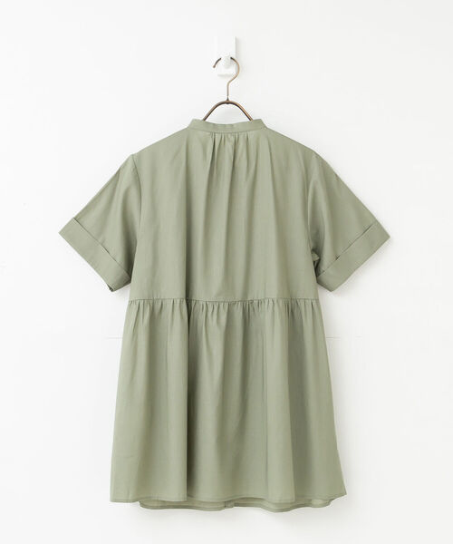 「Afternoon Tea」 半袖チュニック MEDIUM ネイビー レディース_画像2