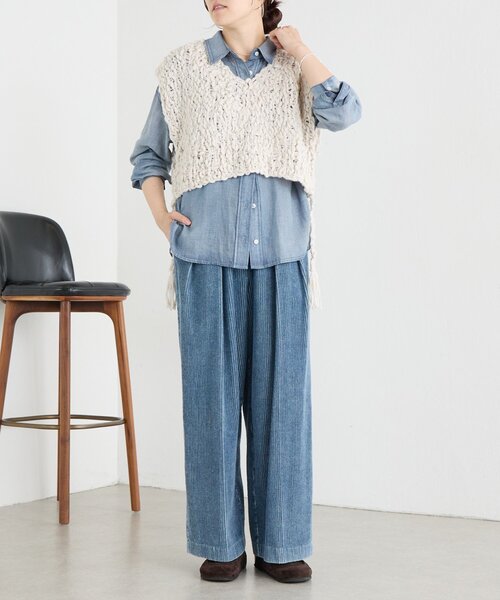 BEARDSLEY（ビアズリー） ワイドパンツ パンツ コーデュロイ