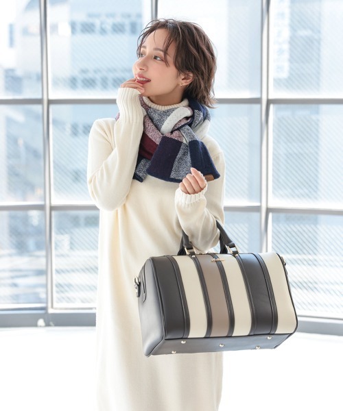 Clelia ボストンバッグ 2wayマルチカラーボストンバッグ