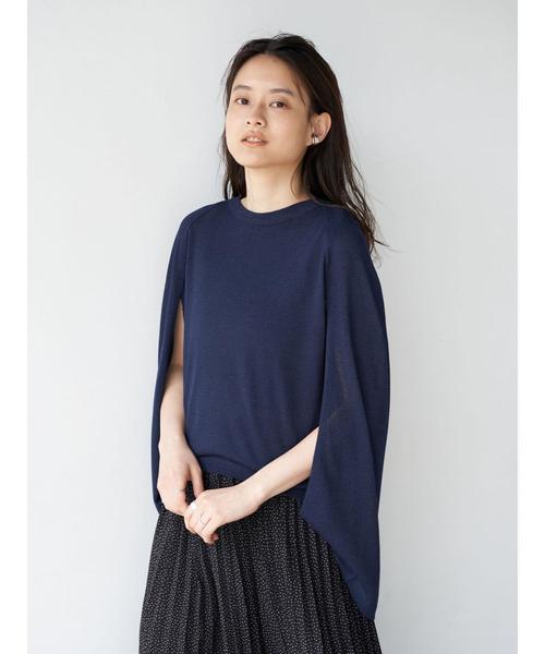 YAMADAYA ヤマダヤ　Aga  マント風　ニットプルオーバー YAMADAYA ヤマダヤ Aga マント風 ニットプルオーバー