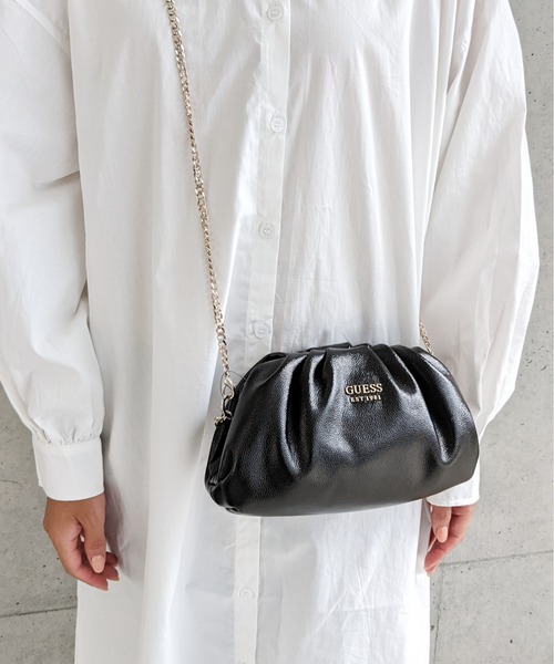 【GUESS ゲス】GEN ミニショルダーバッグ GUESS ショルダーバッグ バッグ GUESS/ゲス スムースレザー