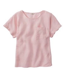 L.L.Bean tシャツ プレミアム・ウォッシャブル・リネン・シャツ、半袖