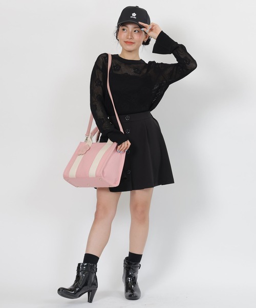 ロゴエンブロ キャップ MARY QUANT キャップ 帽子 マリークワント mary quant
