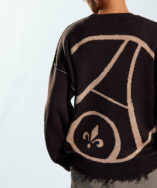 セーター ニット 「Paris Saint-Germain」インターシャ