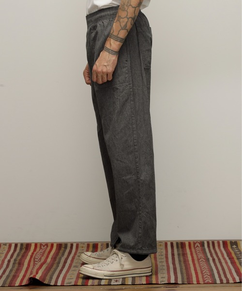 パンツ スラックス メンズ Schott/ショット/COTTON COVERT DRAWSTRING PANTS/コットンコバート ドローストリング｜zozo｜04