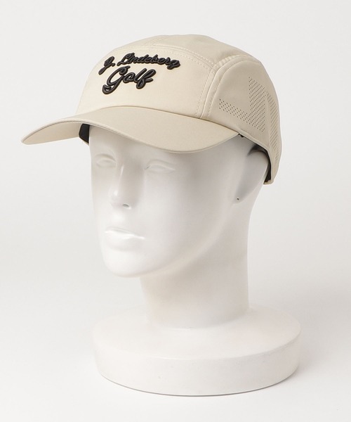 J.LINDEBERG ゴルフキャップ　パンチングメッシュキャップ　ホワイト セール】【J.LINDEBERG/GOLF】メッシュキャップ（キャップ）｜J