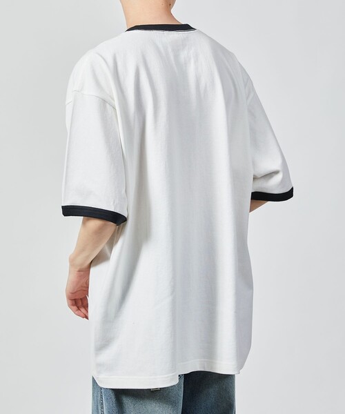 tシャツ Tシャツ メンズ ヘビーウェイト NO-SIDE SEAM クルーネック ポケットTシャツ/丸胴/10.5オンス/USA COTTON｜zozo｜09