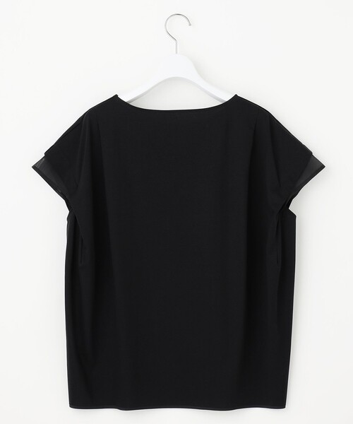 23区 tシャツ 「洗える」スムースコンビジャージー フレンチ