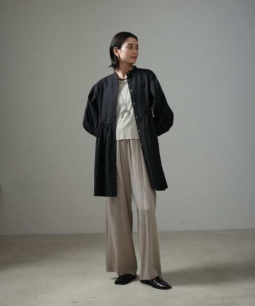 ブラウス シャツ 「ZOZOTOWN限定」チュニックペプラムブラウス レディース SALON adam et rope' ブラウス シャツ 「ZOZOTOWN限定