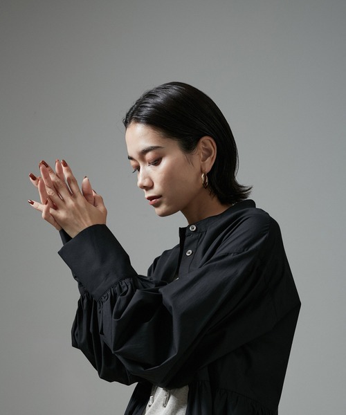 ブラウス シャツ 「ZOZOTOWN限定」チュニックペプラムブラウス レディース SALON adam et rope' ブラウス シャツ 「ZOZOTOWN限定