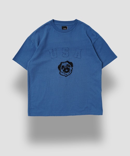 高*腐様 アルベロベロ　刺繍入り青半袖Tシャツ 新品タグ付き　限定特別価格 高*腐様 アルベロベロ 刺繍入り青半袖Tシャツ 新品タグ付き 限定