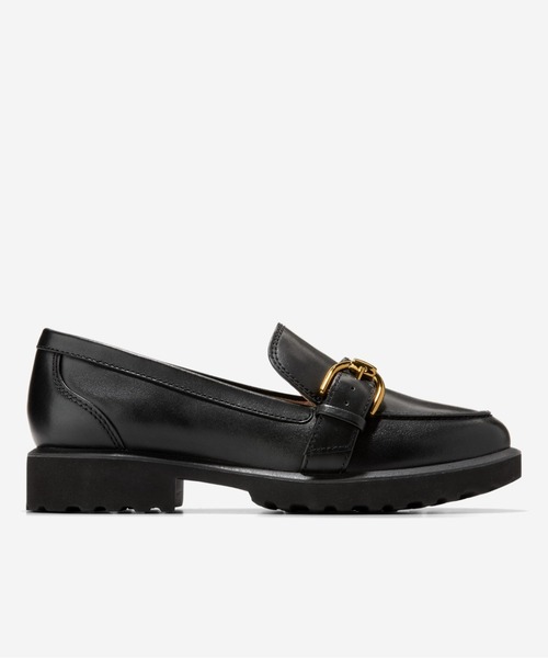 【美品】COLE HAAN ギアナバックルローファー　ブラック　レディース COLE HAAN ローファー ギアナ バックル womens レディース