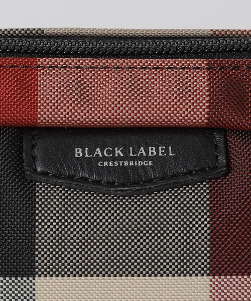未使用品BLACK LABEL CRESTBRIDGE ショルダーバッグ お財布 BLACK lab.】ロゴプリントショルダーバッグ（バッグ）｜BLACK