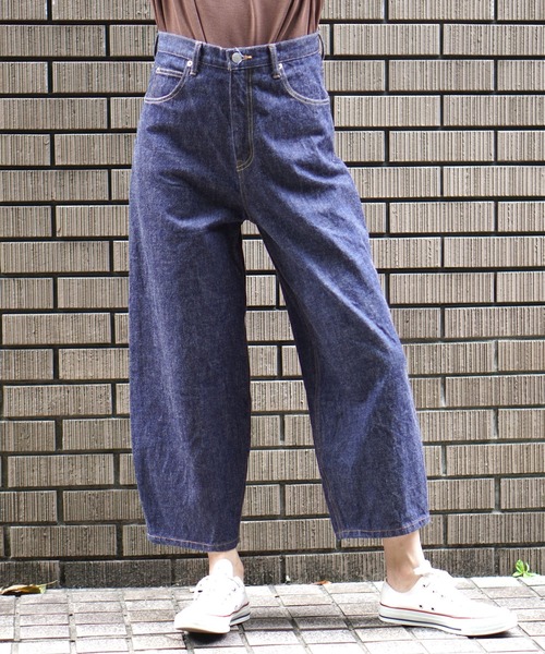 BROOKLYN OVERALL　（S）　ルーファーデニム　ワイドデニムジーンズ BROOKLYN OVERALL ジーンズ デニム デニムパンツ ロング