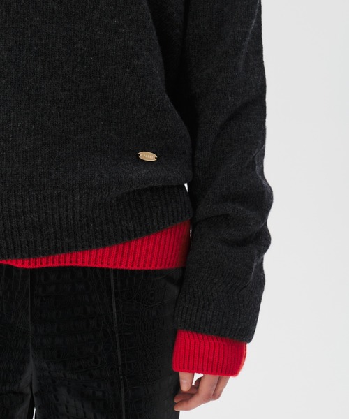 KUME ニット セーター KUME/クメ V-neck Superfine Merino Wool 