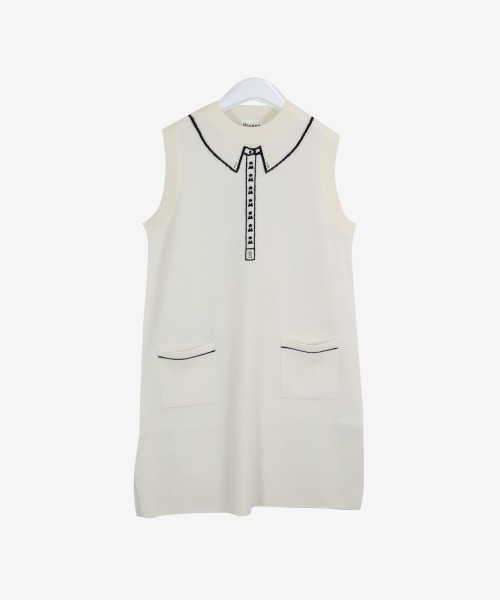 Picone CLUB ベスト ジレ ウール100％ロングニットベスト