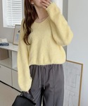 ニット セーター ふんわりタッチ メランジが可...の詳細画像2
