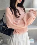 ニット セーター ふんわりタッチ メランジが可...の詳細画像5