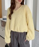ニット セーター ふんわりタッチ メランジが可...の詳細画像1
