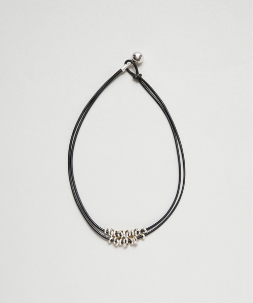 LAPUIS チョーカー LAPUIS(ラピュイ)Coil leather choker