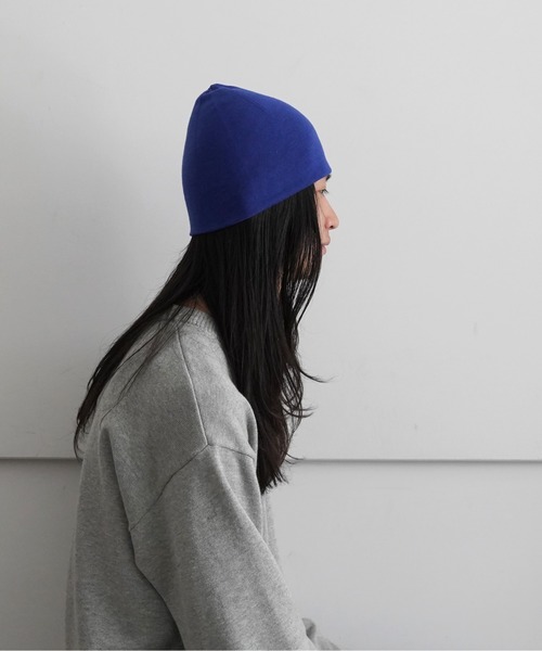 OHTO ニットキャップ　ネイビー　ほぼ日 KAIKO ニット帽 ニットキャップ TOP KNOT メンズ レディース