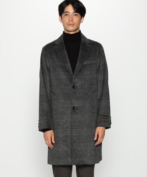 COMME CA ISM  コート ジャケット　ミドル丈　グレー　XL 新品 セール】 〔 TALLサイズ 〕 ウールビーバー コート （その他アウター