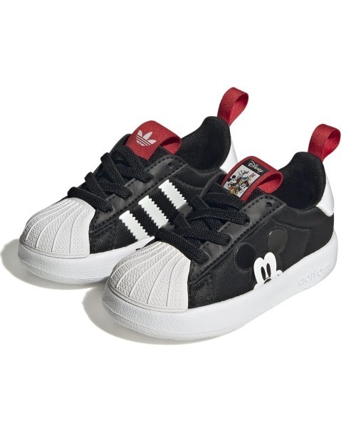 【新品】adidas 18センチ　ディズニーXスーパースター360 新品】adidas 18センチ ディズニーXスーパースター360 - メルカリ