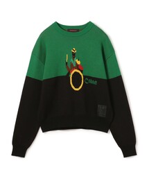 セーター ニット CABaN コットンカシミヤジャカード JAZZ DRUM クルーネックプルオーバー メンズ｜ZOZOTOWN Yahoo!店