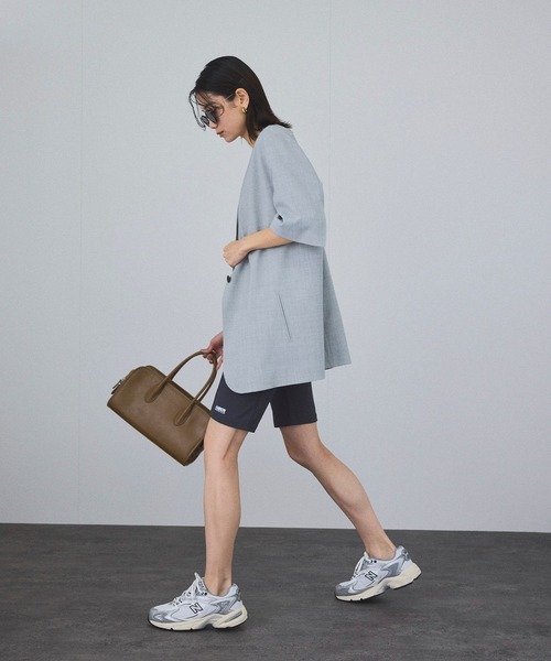 AMERICANA グレー ショートパンツ　ドゥーズィエムクラス AMERICANA（アメリカーナ） パンツ for SALON」別注ショートパンツ