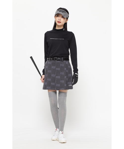 極美品 マスターバニー MBE柄ジャガード モックネックカットソー MASTER BUNNY EDITION（マスターバニーエディション） tシャツ